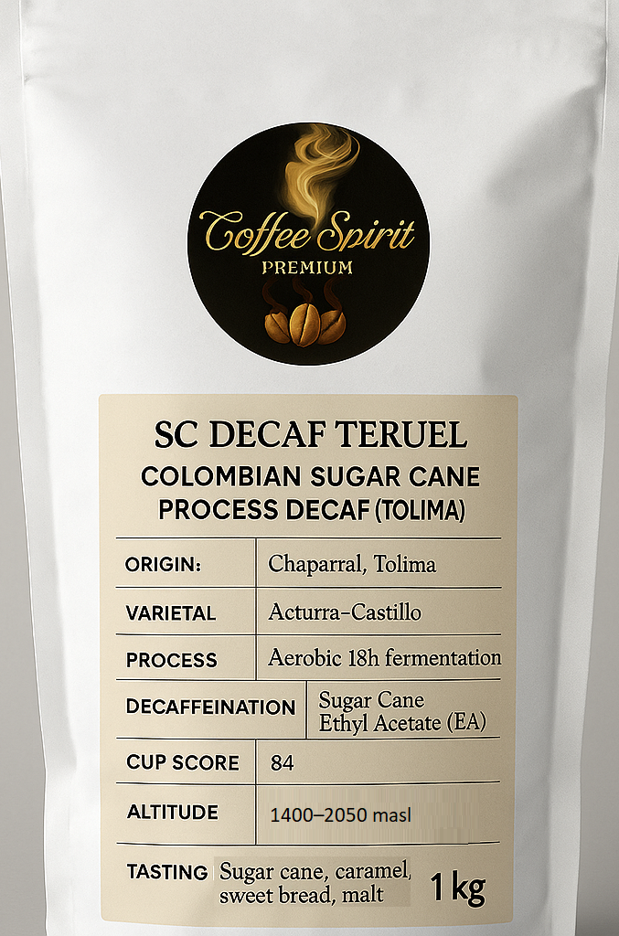 Decaffeinated Colombia Sugar Cane Process - Single Origin Specialty Arabica
