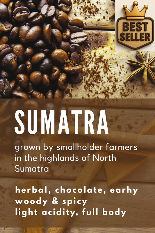 Indonesian Sumatra Mandheling Mena Gold – Single Origin Specialty Arabica