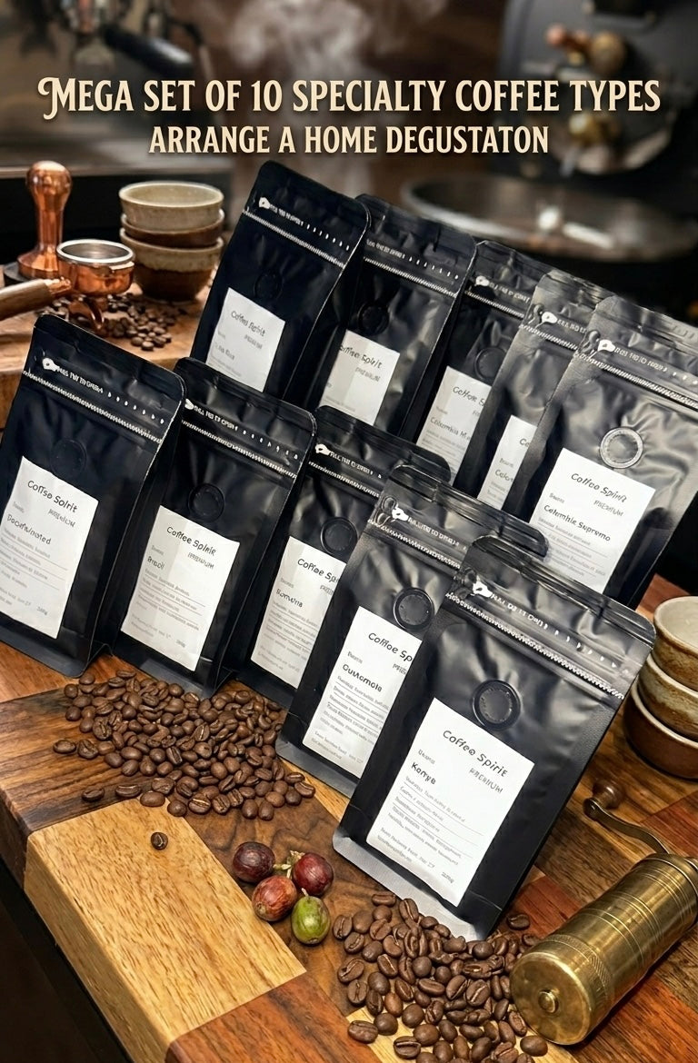 🌿 Premium Specialty Coffee Tasting Set — 10x100g beans